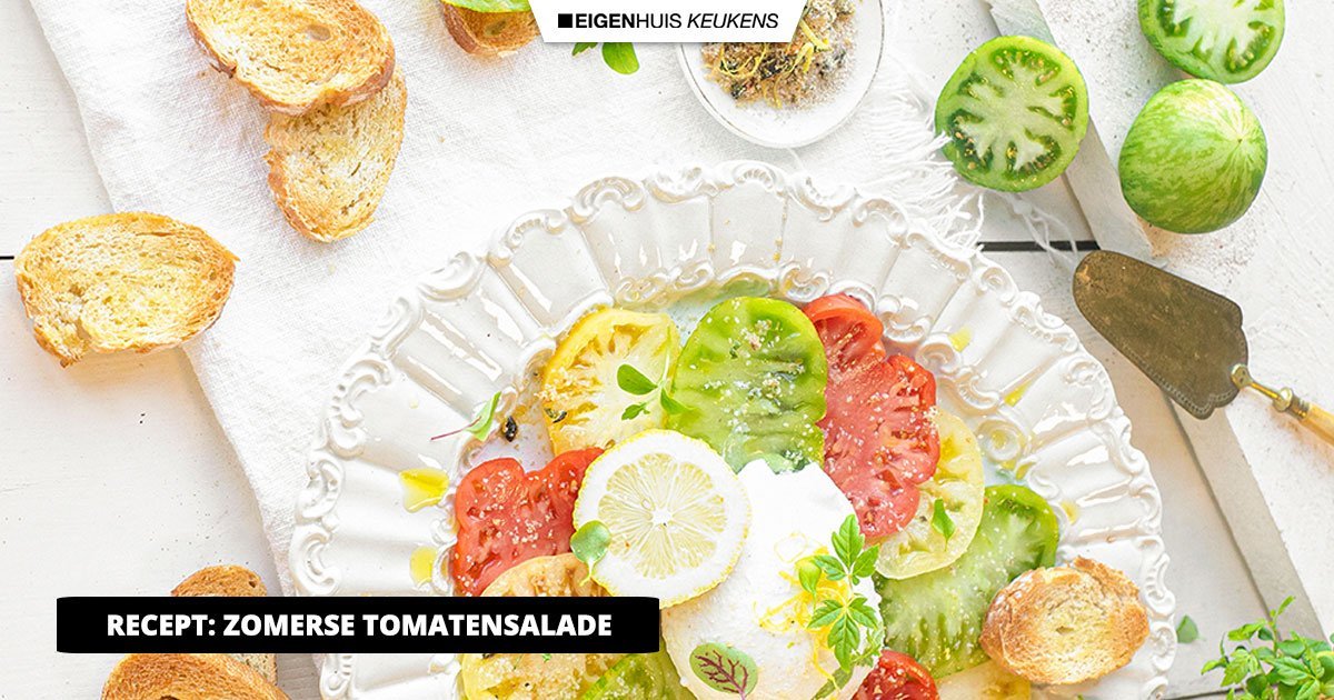 Recept zomerse tomatensalade Eigenhuis Keukens