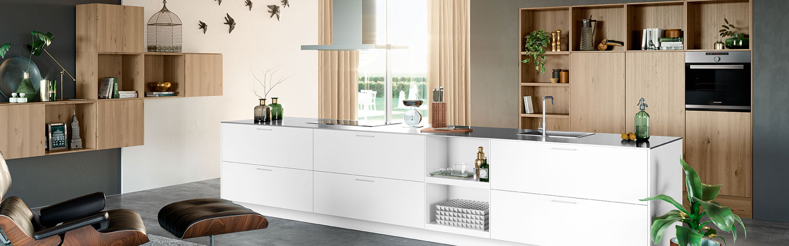 Witte moderne keuken inspiratie | Eigenhuis Keukens